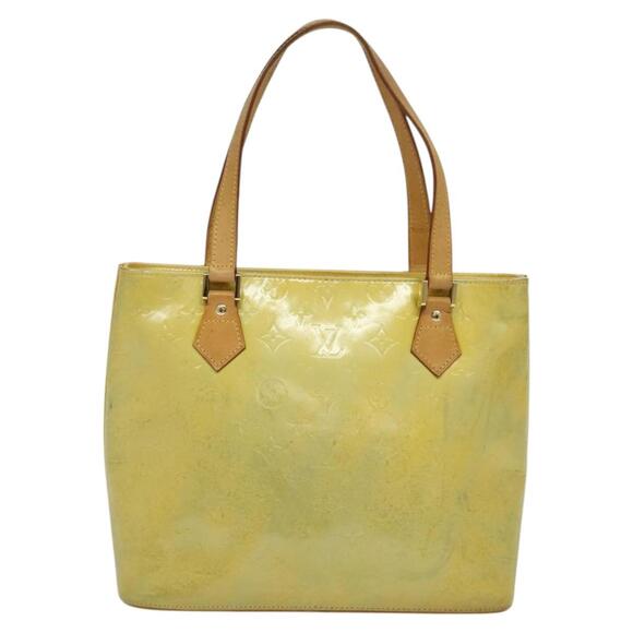 LOUIS VUITTON Monogram Vernis Houston Hand Bag Gris M91053 - Picture 3 of 12